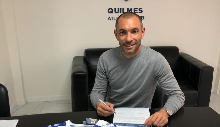 Imagen de Hernán Lamberti es refuerzo de Quilmes