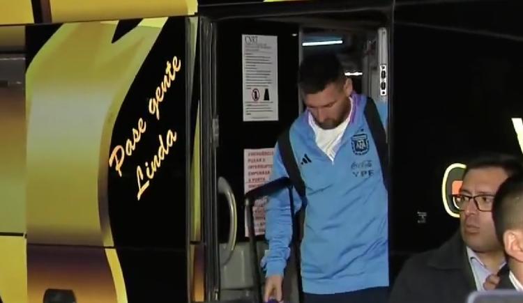 Imagen de Gran recepción para Messi y la Selección Argentina en Bolivia
