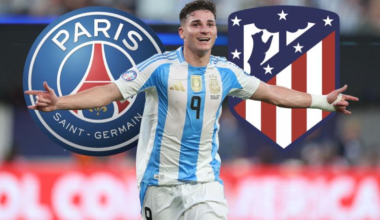 Imagen de París Saint-Germain apuesta fuerte por Julián Álvarez y quiere soplárselo a Simeone