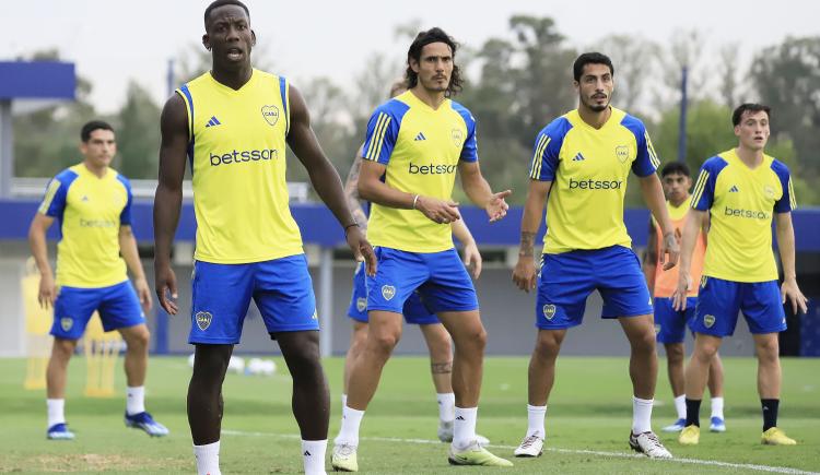Imagen de Con dos cambios, el equipo de Boca que probó Diego Martínez