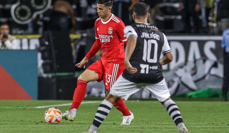 Imagen de Copa de Portugal: El Benfica de Enzo Fernández sufrió para vencer al Caldas
