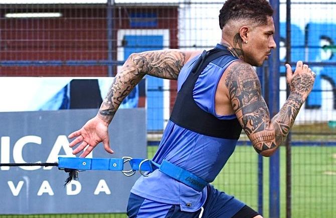 Imagen de Racing: Paolo Guerrero entrenó a la par de sus compañeros