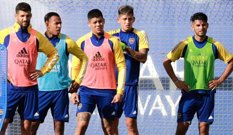 Imagen de MARCOS ROJO ENTRENÓ A LA PAR DE SUS COMPAÑEROS