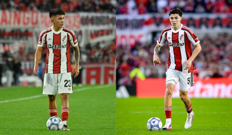 Imagen de Almada y Andrada salieron lesionados en River y encendieron las alarmas en la Selección
