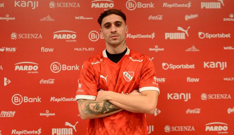Imagen de Con chicana a Boca, Independiente oficializó la compra de Walter Mazzantti