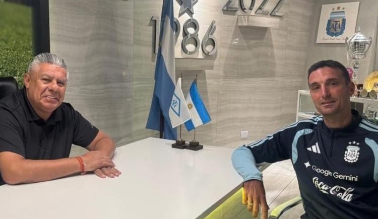 Imagen de Operativo renovación: primeras charlas entre Chiqui Tapia y Lionel Scaloni