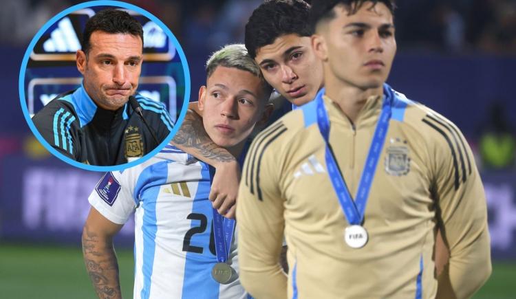 Imagen de Scaloni le brindó su apoyo al Sub 20 tras el subcampeonato mundial