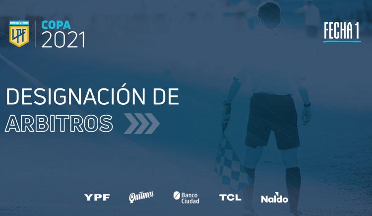 Imagen de LOS ÁRBITROS DE LA FECHA 1 DE LA COPA DE LA LIGA
