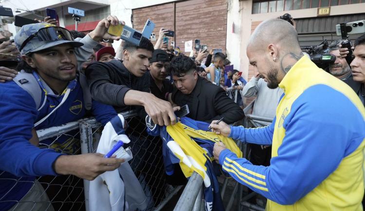 Imagen de Boca, en Sucre y con todo listo para debutar en la Sudamericana