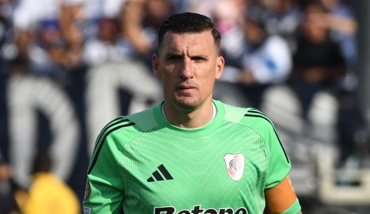 Imagen de Emocionante: Franco Armani y su arenga previa al partido de River
