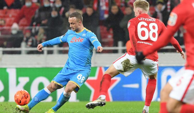 Imagen de SPARTAK DE MOSCÚ SUPERÓ A NAPOLI EN LA LIGA DE EUROPA
