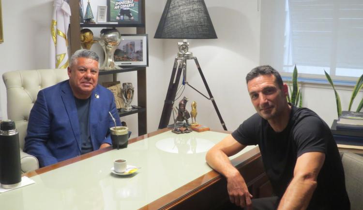 Imagen de Objetivo Copa América 2024: Chiqui Tapia se reunió con Lionel Scaloni