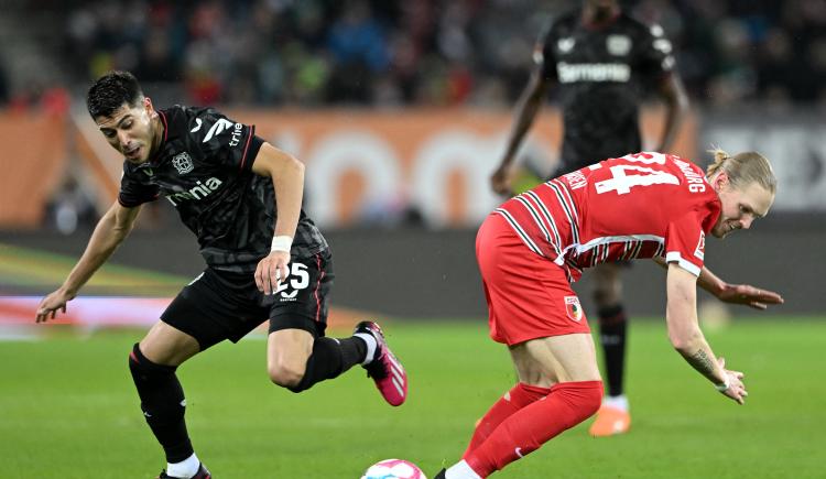 Imagen de Exequiel Palacios jugó los 90 minutos en la derrota del Leverkusen