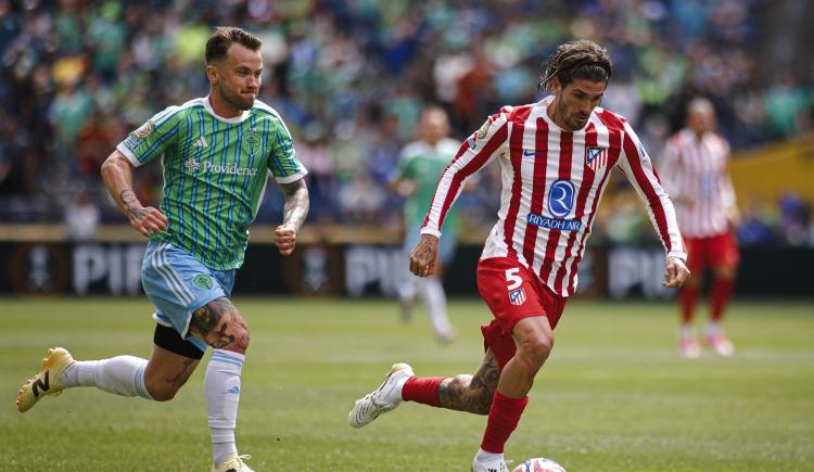 Imagen de El Atlético de Madrid de los argentinos se recuperó ante Seattle Sounders y sigue vivo en el Mundial de Clubes