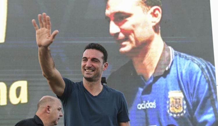 Imagen de Conmovedor homenaje a Lionel Scaloni en su Pujato natal