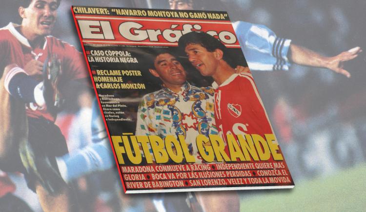 Imagen de MARADONA Y BURRUCHAGA, CÓMO EN EL 86'