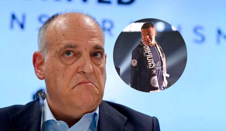 Imagen de Javier Tebas habló sobre la posible llegada de Mbappé a Real Madrid