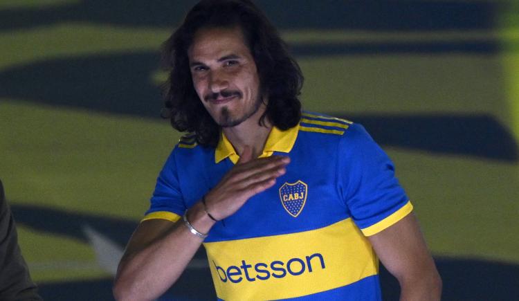 Imagen de Cavani: "No hay club como Boca para dar los últimos pasos de mi carrera"