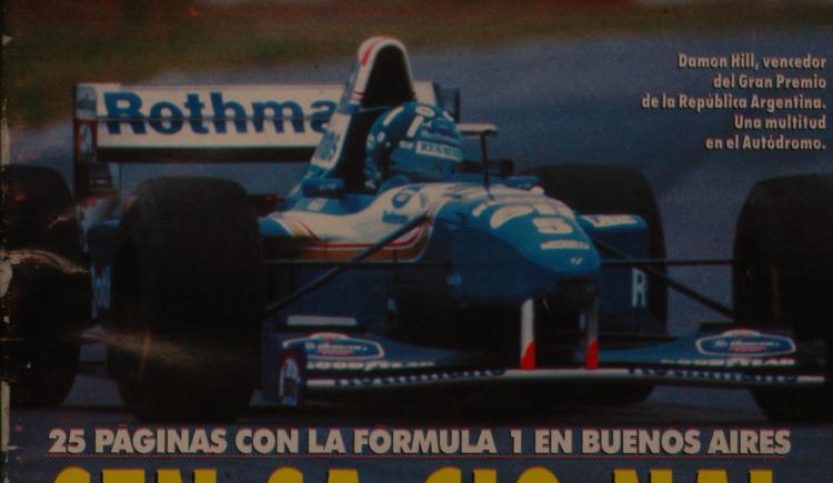 Imagen de 11 de abril de 1995, la Fórmula 1 en Buenos Aires