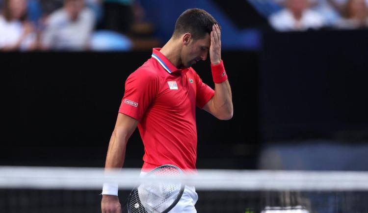 Imagen de Novak Djokovic encendió las alarmas antes del Abierto de Australia