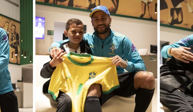 Imagen de EL GRAN GESTO DE NEYMAR CON UN NENE DE 9 AÑOS