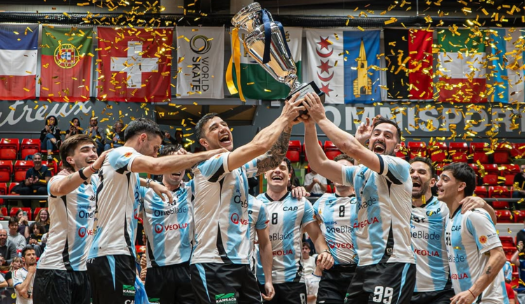 Imagen de Otra coronación de gloria: Argentina se consagró en la Copa de Naciones de hockey sobre patines
