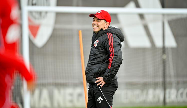 Imagen de Las tres buenas noticias que recibió Gallardo en la práctica de River
