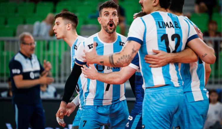 Imagen de Argentina le ganó 3-2 a Egipto y se clasificó a los octavos de final del Mundial de Vóleibol