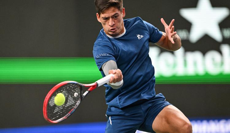 Imagen de Sebastián Báez reaccionó a tiempo y debutó con el pie derecho en el Masters 1000 de Shanghai