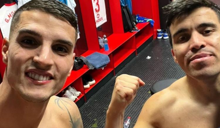 Imagen de El gran gesto que tuvieron Lamela y Acuña en Sevilla