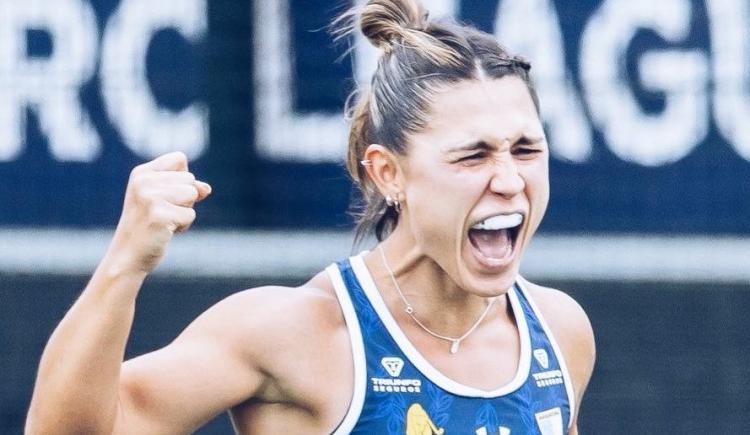 Imagen de La emoción de la figura de Las Leonas que anotó dos goles a Inglaterra para su papá, excombatiente de Malvinas