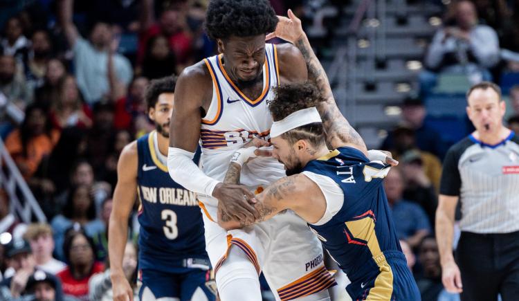 Imagen de Escándalo en la NBA: se lanzaron golpes de puño y fueron suspendidos