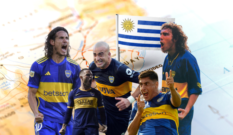 Imagen de Cómo está la tabla de goleadores uruguayos de la historia de Boca