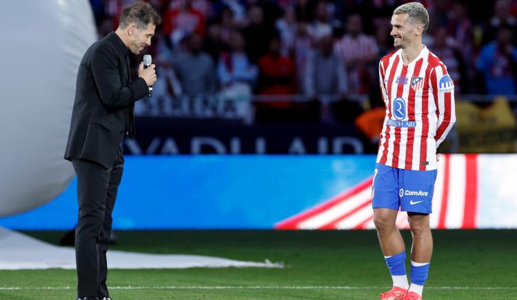 Imagen de Griezmann se despidió de Atlético de Madrid y el Cholo Simeone no pudo contener las lágrimas