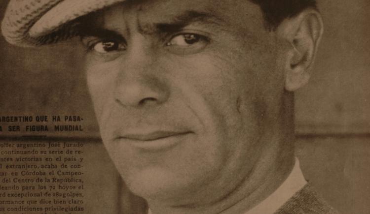 Imagen de 24 de Noviembre de 1928, el golfista José Jurado