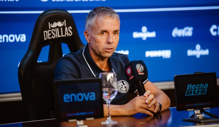 Imagen de "Yo hablo de pasión y valentía": Gustavo Álvarez fue presentado como nuevo DT de San Lorenzo