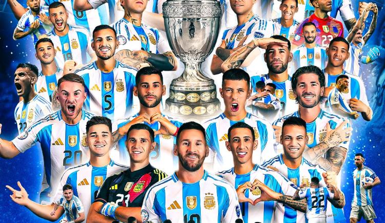Imagen de Los Rayos X de los 16 títulos de América de la Selección Argentina