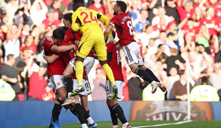 Imagen de Manchester United lo dio vuelta agónicamente con Garnacho en cancha