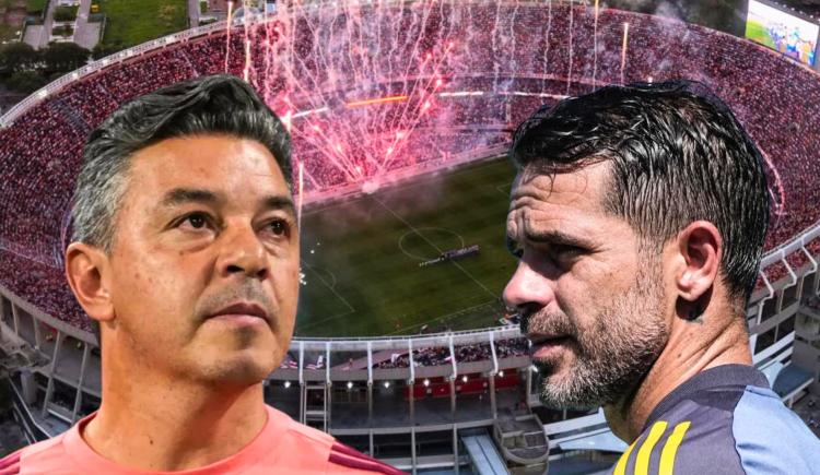Imagen de Las formaciones de River y Boca para el Superclásico