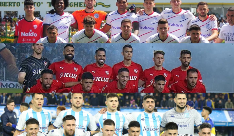 Imagen de Cómo les fue a Racing, Independiente y San Lorenzo con los rivales que debutan en la Copa Argentina 2024