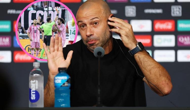 Imagen de Palabra de Jefe: tras las quejas de Mascherano, le retiraron la roja a un jugador de Inter Miami