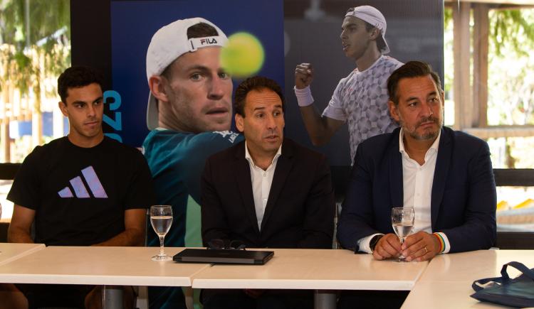 Imagen de Francisco Cerúndolo, presente en el lanzamiento del Córdoba Open