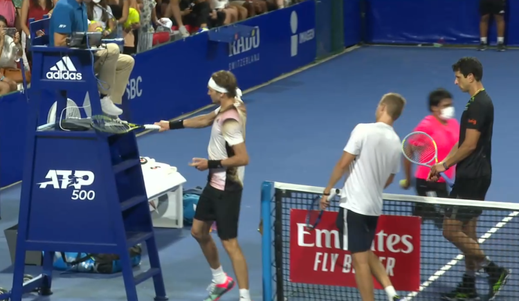 Imagen de LA VIOLENTA AGRESIÓN DE ALEXANDER ZVEREV EN EL ATP DE ACAPULCO