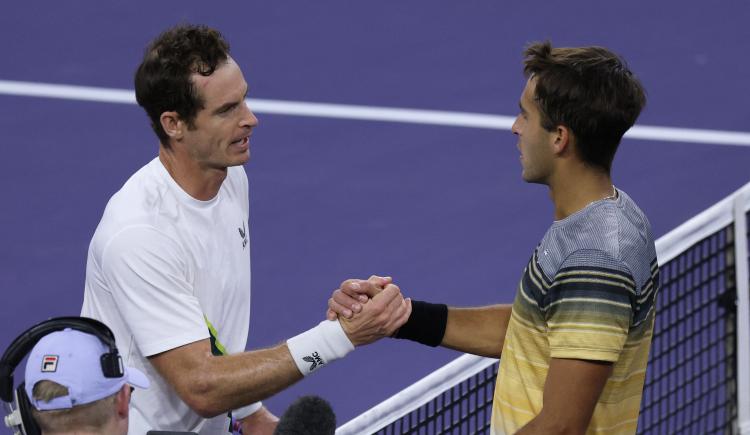 Imagen de Andy Murray adelantó que tendrá un duro debut ante Tomás Etcheverry