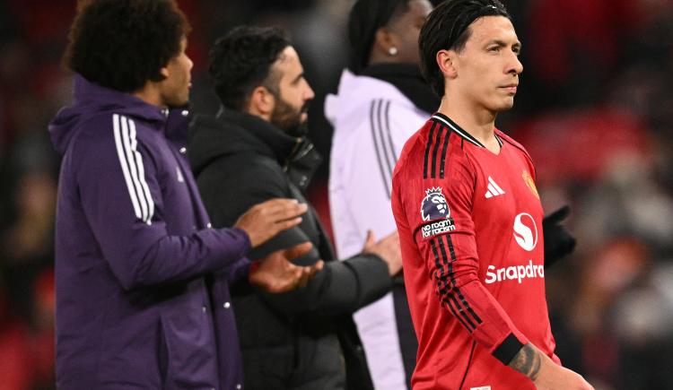 Imagen de Lisandro Martínez volvió a sumar minutos en el amargo empate de Manchester United