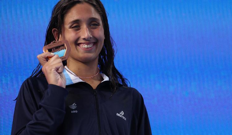 Imagen de Agostina Hein, medalla de bronce y nuevo récord en una actuación histórica