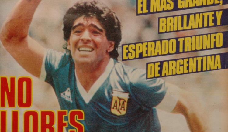 Imagen de 24 de junio de 1986, Maradona y el partido de su vida