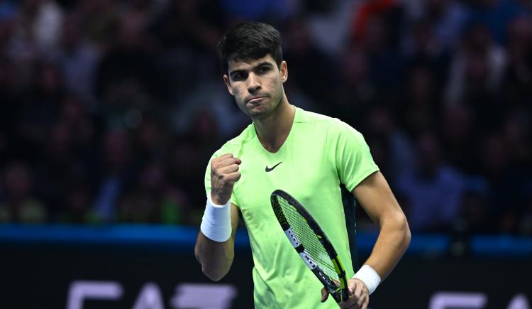 Imagen de Carlos Alcaraz consiguió su primera victoria en el Torneo de Maestros