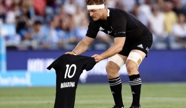 Imagen de All Blacks: respeto por Los Pumas y el recuerdo de un homenaje a Maradona