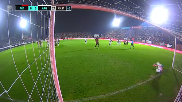 Imagen de Lanzillota le tapó el penal a Estigarribia